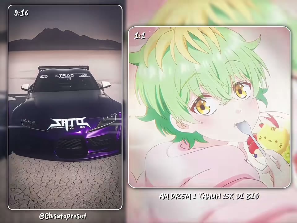 BANGUN TIDUR SELFI PLAT KT Elart Remix Full YT Preset — Alight Motion preset by satopreset