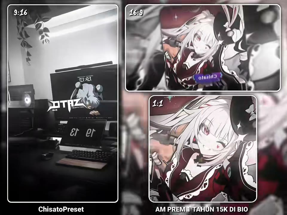 MONTAGEM UNKNOWN - Slowed Preset — Alight Motion preset by satopreset
